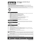 Sealey MK70 Trolley manual cover