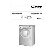 Candy GC 1662D1 1-80 manual cover