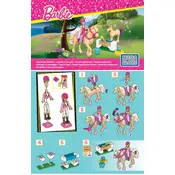 Mega Bloks Mattel Barbie Day Stables CND43 Construction Set manual cover