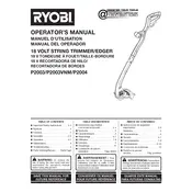 Ryobi P2003 Trimmer manual cover