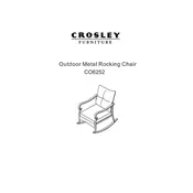 Crosley CO6252 Chair manual cover