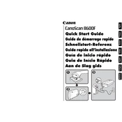 Canon CanoScan 8600F manual cover