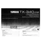 Yamaha TX-340 Tuner manual cover