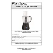 West Bend L5729 SHFP100 Food Processor manual cover