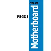 ASUS P5GD1 Motherboard manual cover