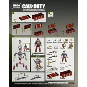 Mega Construx Mattel Call of Duty Armored Division Weapon GFW77 Construction Set manual cover