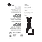 LG DLGX2502V DLGX2502V.ASSEEUS Dryer manual cover