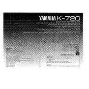 Yamaha K-720 Cassette Deck manual cover