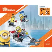 Mega Construx Mattel Despicable Me 3 Wild Waterski Bike FFJ33 Construction Set manual cover