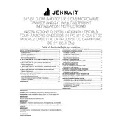 JennAir Noir JMDFS24HM Microwave manual cover