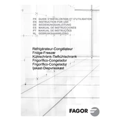 Fagor FIC-541UK Refrigerator manual cover