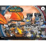 Mega Construx Mattel Deathwing Stormwind Assault 91016 Construction Set manual cover