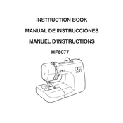 Janome HF8077 manual cover