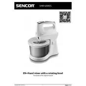 Sencor SHM 6206SS Mixer manual cover