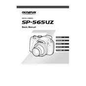 Olympus SP-565UZ manual cover