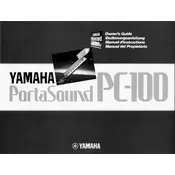 Yamaha PC-100 Keyboard manual cover