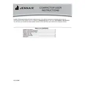 JennAir Panel-Ready TC607X Compactor manual cover