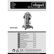 Scheppach ASP30-OES 5907711901 Vacuum Cleaner manual cover