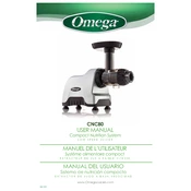 Omega CNC80R Compact Nutrition System Juicer manual cover