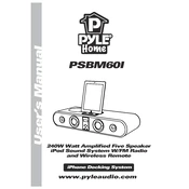 Pyle PSBM60I Dock manual cover