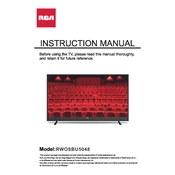 RCA RWOSBU5048 TV manual cover