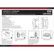 Pyle PLSMRW84BK Subwoofer manual cover