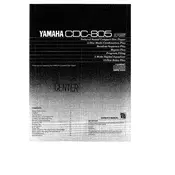 Yamaha CDC-805 Disc Player manual cover