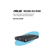 ASUS RS260-E4-RX8 Server manual cover