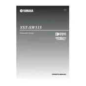 Yamaha YST-SW515 Subwoofer manual cover