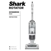 Shark Rotator NV500RWK Vacuum manual cover