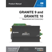 Campbell Scientific GRANITE9 System manual cover