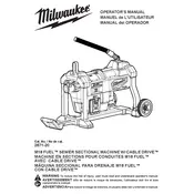 Milwaukee M18 Fuel 2871-20 Cable manual cover