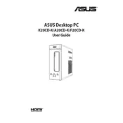 ASUS VivoPC K20CD CPU manual cover