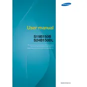 Samsung S19B150B Monitor manual cover