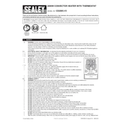 Sealey CD2005.V3 Heater manual cover