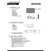 Aiwa AWA400S TV manual cover