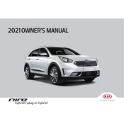 Kia Niro Plug-In Hybrid 2021 Compact Crossover SUV manual cover