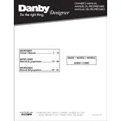 Danby DDMW1125BBS Microwave manual cover