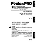 Poulan Pro BP406 Blower manual cover