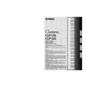 Yamaha Clavinova CLP-120 Piano manual cover