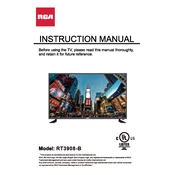 RCA RT3908-B TV manual cover