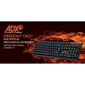 ADX Firefight OK01 ADXOK0119 Keyboard manual cover