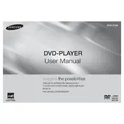 Samsung DVD-C350 DVD Player manual cover