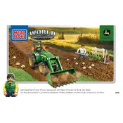 Mega Bloks Mattel John Deere Farm Tractor DBL22 Construction Set manual cover