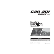 Can-Am Renegade 570 2020 Vehicle manual cover