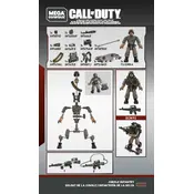 Mega Construx Mattel Call of Duty Jungle Infantry GCN90 Construction Set manual cover