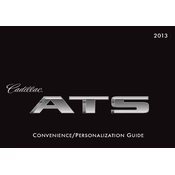 Cadillac ATS 2013 manual cover