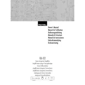 Rotel RA-02 Amplifier manual cover