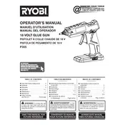 Ryobi P305 Glue Gun manual cover