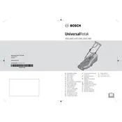 Bosch UniversalRotak 450 Lawnmower manual cover